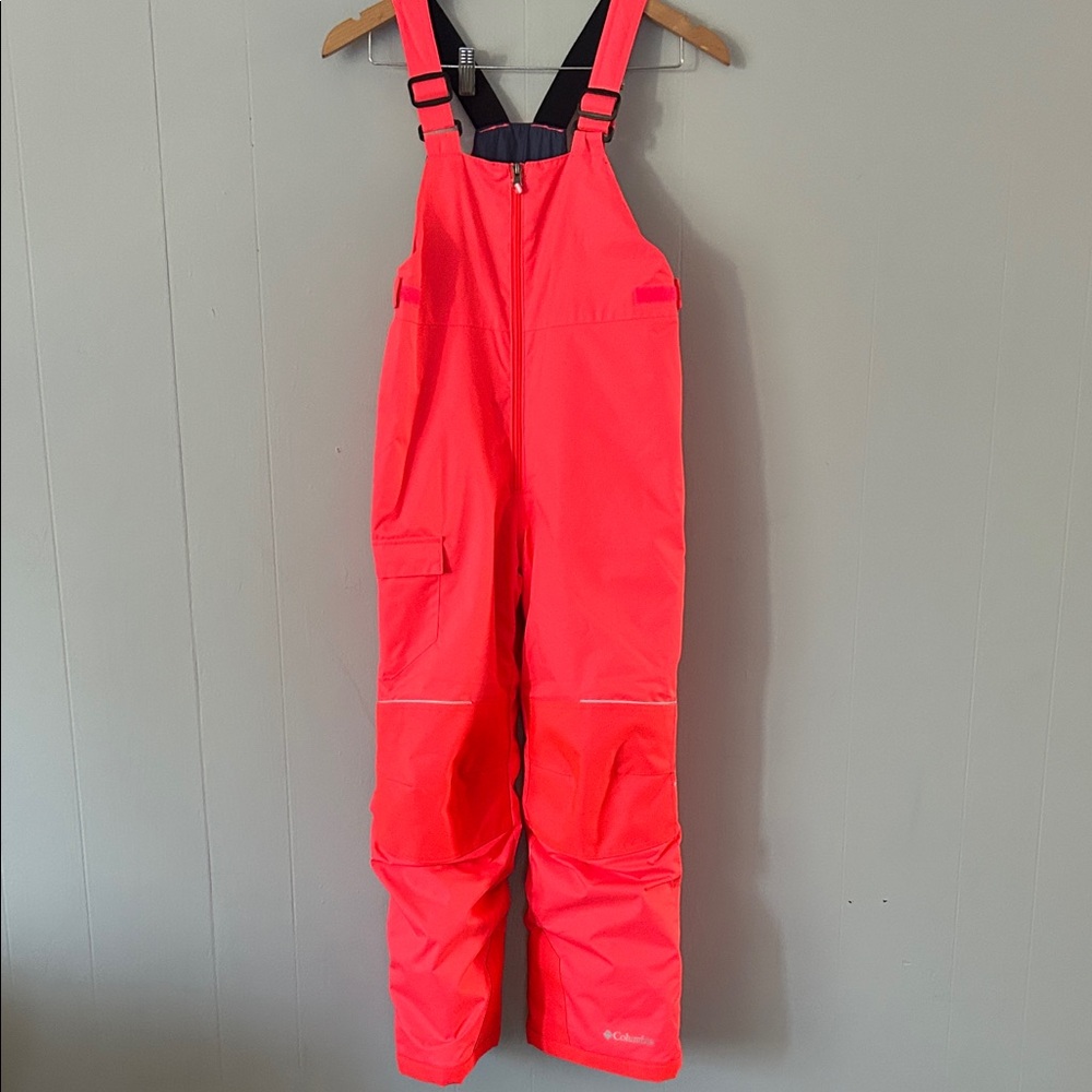 Columbia Neon Pink Snow Bib